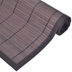 6 Bambusowych brązowych podkładek pod talerze 30 x 45 cm ciemny brąz 6 Bambusowych brązowych podkładek pod talerze 30 x 45 cm ciemny brąz