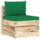 6-cz. zestaw wypoczynkowy do ogrodu, z poduszkami, drewniany