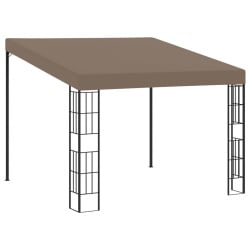 Altana przyścienna, 3 x 3 m, taupe, tkanina Altana przyścienna, 3 x 3 m, taupe, tkanina