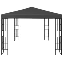 Altana ze sznurem lampek led, 3x4 m, antracytowa