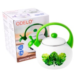 AMELIO Czajnik emaliowany 2,2L Monstera/OD2382