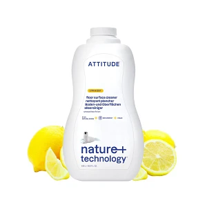 Attitude NATURE+, Płyn do mycia drewnianych podłóg oraz płytek o zapachu skórki cytrusowej, 1050 ml Attitude NATURE+, Płyn do mycia drewnianych podłóg oraz płytek o zapachu skórki cytrusowej, 1050 ml