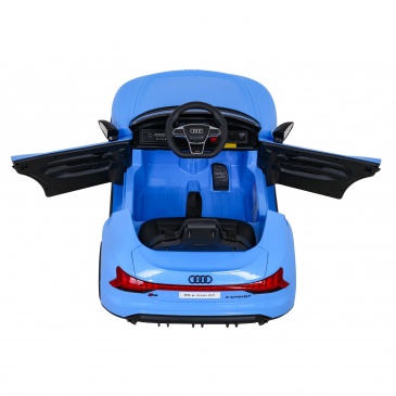 Audi rs e-tron gt na akumulator niebieski + pilot + napęd 4x4 + radio mp3 + led + eva