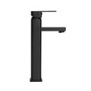 Bateria do umywalki wysoka kran łazienkowy stojący czarny