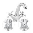 Bateria umywalkowa stojąca kran retro - yoka