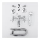 Bateria wannowa ścienna prysznicowa kran chrom retro - yoka