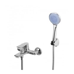 Bateria wannowa ścienna prysznicowa natryskowa chrom - yoka