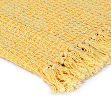 Bawełniana narzuta, 160 x 210 cm, musztardowa Bawełniana narzuta, 160 x 210 cm, musztardowa