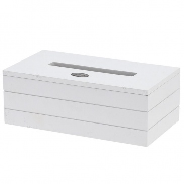 Biały pojemnik na chusteczki higieniczne, papierowe, chustecznik, podajnik, 23x13,5x9 cm