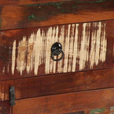 Biurko, 170x70x76 cm, lite drewno z odzysku