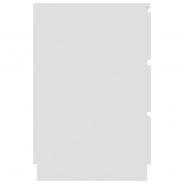 Biurko, białe, 140x50x77 cm, płyta wiórowa