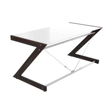 Biurko Soft-Line Main Desk Unique biało-czarny