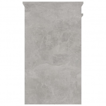 Biurko, szarość betonu, 90x45x76 cm, płyta wiórowa