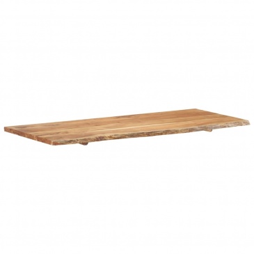 Blat łazienkowy, lite drewno akacjowe, 140 x 55 x 2,5 cm