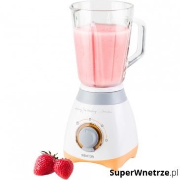 Blender kielichowy 1,5l Sencor SBL 4370 biało-pomarańczowy