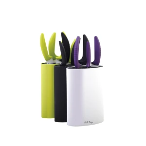 Blok do noży owalny Vialli Design Bianco Oval biały Blok do noży owalny Vialli Design Bianco Oval biały