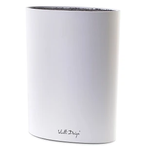 Blok do noży owalny Vialli Design Bianco Oval biały Blok do noży owalny Vialli Design Bianco Oval biały