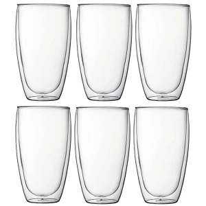 Bodum szklanki z podwójną ścianką 6 szt. Pavina 0.45 l Transparent Bodum szklanki z podwójną ścianką 6 szt. Pavina 0.45 l Transparent