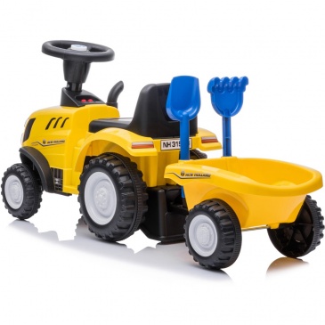 Bpc 5176 new holland t7 - ​​żółty „new holland - ciągnik t7 oficjalny produkt licencjonowany rozmiar