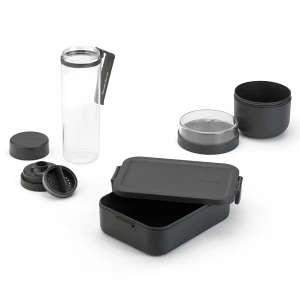 Brabantia 206740 - 3-częściowy zestaw make   take - dark grey