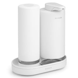 Brabantia 227967 - sinkstyle - zestaw dozowników - 2x 0,2l - mineral fresh white