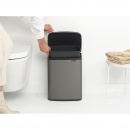 Brabantia 230387 - bo waste bin - 12 l - platinum