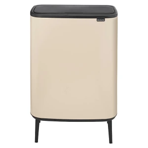 BRABANTIA 251580 - Bo Touch Bin Hi - Kosz 2 x 30 l - 2 komory - Soft Beige BRABANTIA 251580 - Bo Touch Bin Hi - Kosz 2 x 30 l - 2 komory - Soft Beige