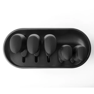 BRABANTIA - Tasty+ - Zestaw noży kuchennych + blok - Ciemnoszary BRABANTIA - Tasty+ - Zestaw noży kuchennych + blok - Ciemnoszary