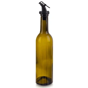Butelka na oliwę i ocet szklana z dozownikiem 380 ml Butelka na oliwę i ocet szklana z dozownikiem 380 ml
