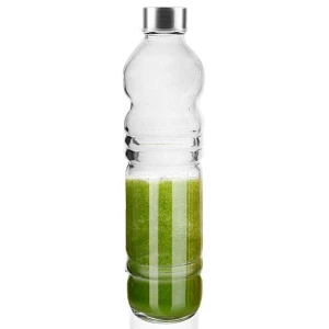 Butelka szklana na wodę, sok, lemoniadę, smoothie, koktajl, 1,1 l