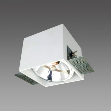 Lampa podtynkowa 24,5x12,5x10 cm Light Prestige Corleto biała
