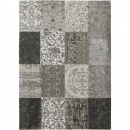 Czarno Biały Dywan Patchwork - BLACK & WHITE 8101 (230x330 cm)