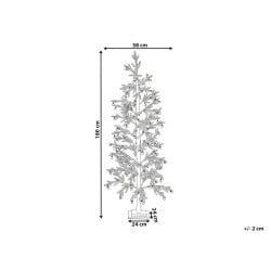 Dekoracja ogrodowa LED TORSA Drzewko 180 cm Zielony