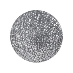 Dekoracja ścienna MOSCAVIDE Metal 60 cm Srebrny