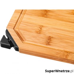 Deska kuchenna bambusowa z ostrzałką Lamart