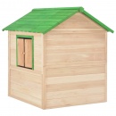 Domek do zabawy dla dzieci, drewniany, zielony