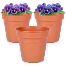 Doniczka ogrodowa plastikowa okrągła 15 cm 3 szt.