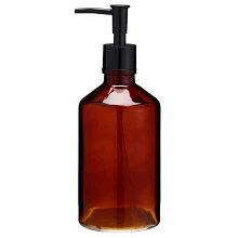 Dozownik do mydła szklany brązowy 500 ml