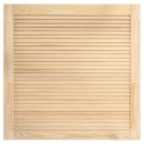 Drzwi żaluzjowe, lite drewno sosnowe, 39,5 x 39,4 cm
