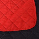 Dwustronna, pikowana narzuta na łóżko 230x260 cm, czerwona i czarna