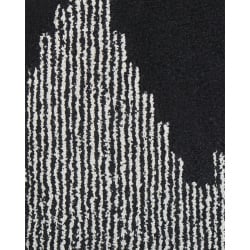 Dywan bawełniany 140 x 200 cm czarno-biały bathinda