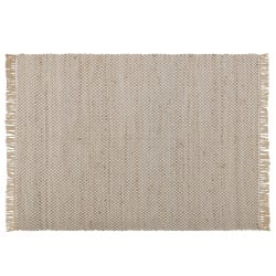 Dywan z juty 140 x 200 cm beżowy ZERDALI