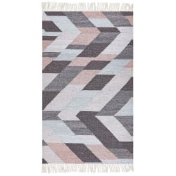 Dywan z juty 80 x 150 cm wielokolorowy nakkas