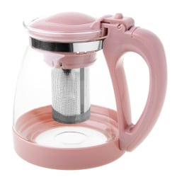 Dzbanek szkl. z zaparz. ELGAR róż 1800ml/OD3038
