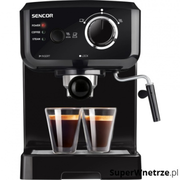 Ekspres ciśnieniowy do Espresso/ Cappuccino Sencor SES 1710BK czarny