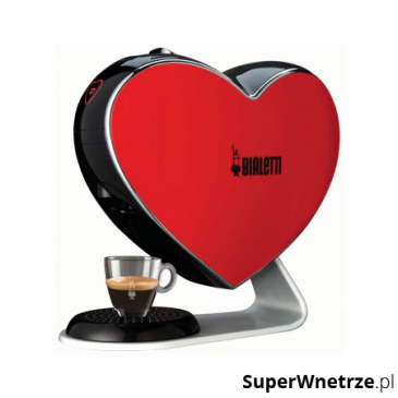 Ekspres elektryczny do kawy 41x21x36,5 cm Bialetti Cuore czerwony