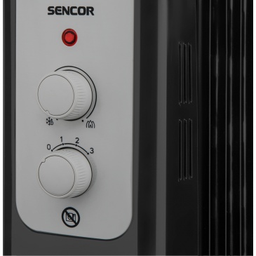 Elektryczny grzejnik olejowy Sencor SOH 3313BK