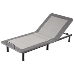 Elektryczny stelaż do łóżka BRUNOY 80 x 200 cm Szary