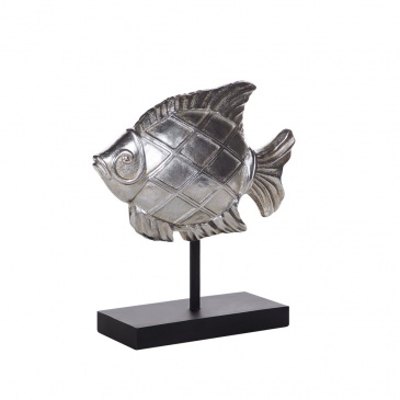 Figurka ryba lustrzana srebrna ANGELFISH