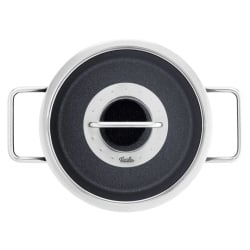 Fissler - adamant® - garnek niski ze szklaną pokrywą - 3,1 l - 24 cm Fissler - adamant® - garnek niski ze szklaną pokrywą - 3,1 l - 24 cm